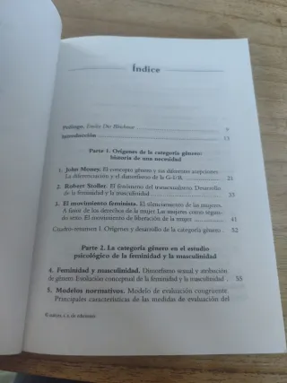Desarrollo del género en la feminidad y la masc...