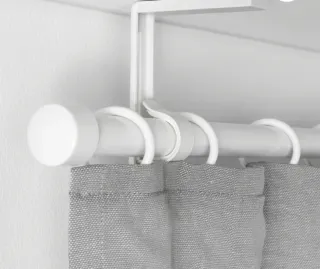 5 Soportes Cortina Ikea Pared/Techo