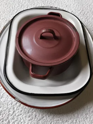 3 FUENTES ANTIGUA PORCELANA TEATRO ATREZZO DECORAR