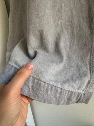 Vaqueros Wide Leg Stradivarius Gris Tiro Alto 38