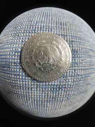 Moneda Un Peso México 1961 Plata