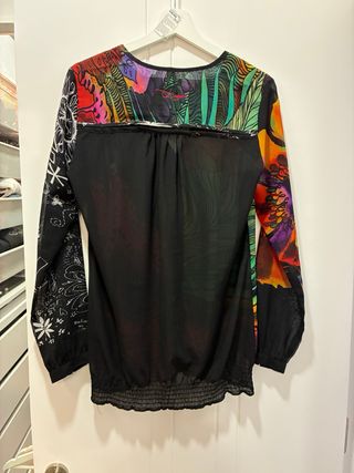 Blusa Desigual gasa multicolor