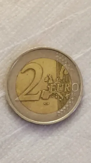 Moneda 2€ Francia 2001 Error Acuñación