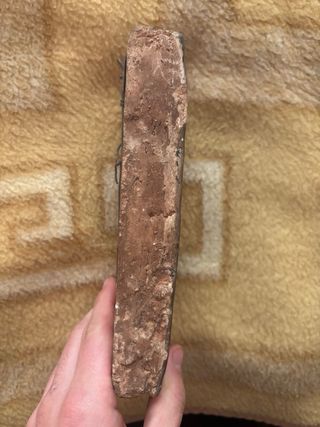 Retablo devocional pintado a mano