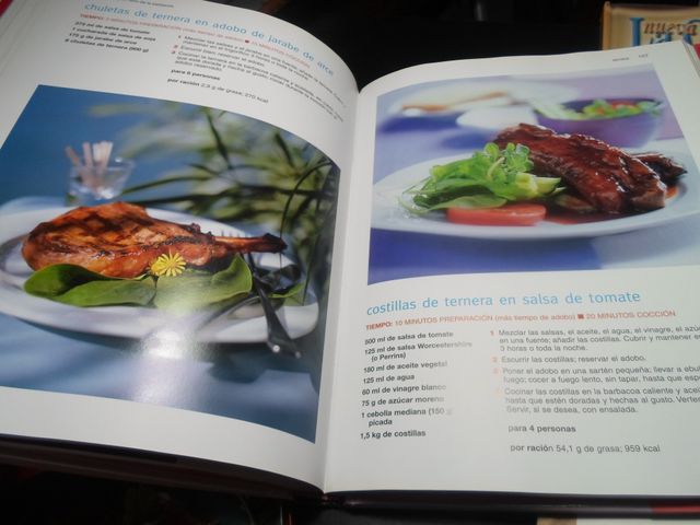 SALDO-LOTE 4 LIBROS COCINA-3 GRANDES+1 NORMAL