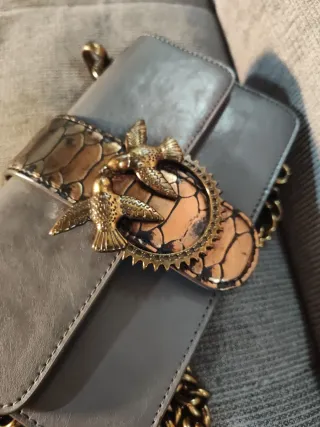 Borsa Pinko Oro/Argento