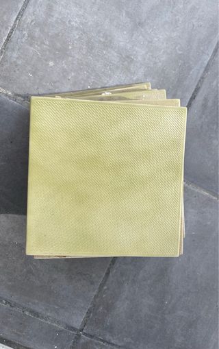 Baldosa exterior color verde