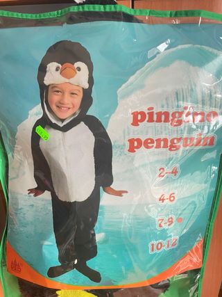 Disfraz Pingüino Niños de 7 a 9 años