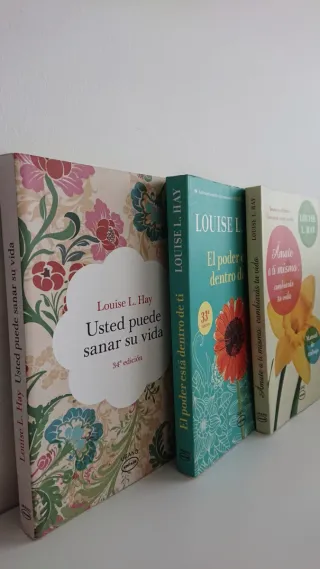 3 libros de Louise H. Hay.