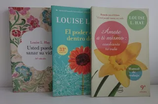 3 libros de Louise H. Hay.