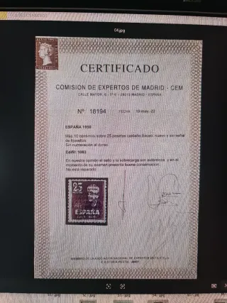 Colección de Sellos de España