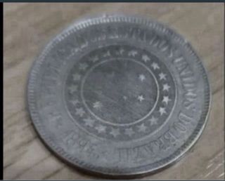 Moneda 200 Reis 1889