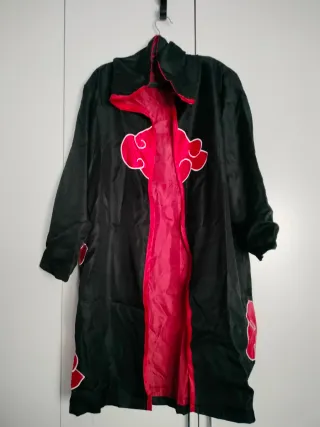 Disfraz Naruto Akatsuki Negro Nube Roja