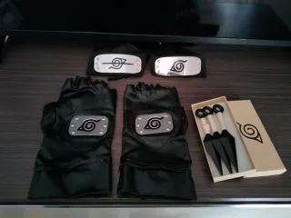 Disfraz Naruto Akatsuki Negro Nube Roja