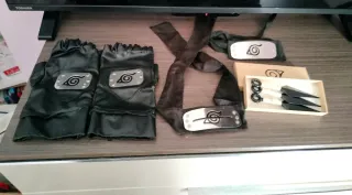 Disfraz Naruto Akatsuki Negro Nube Roja