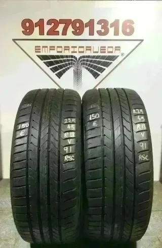 *225 45 18 V GOODYEAR RUEDA USADA ANTIPINCHAZOS