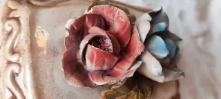 Joyero Estilo Capodimonte Vintage Flores