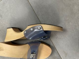 Zuecos de madera Scholl trasparentes