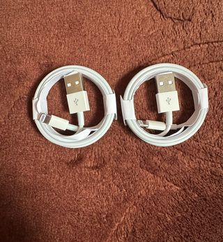 2 Cargadores Originales iPhone Apple