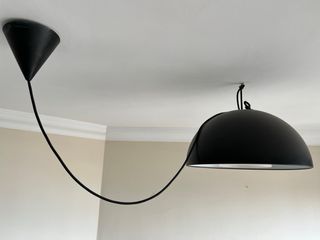 Lámpara de salón negra