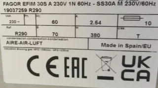 Fabricador Hielo Fagor EFIM 30 S - Sin estrenar