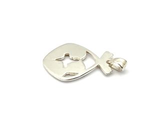 colgante plata 925mm con piedra con circonita