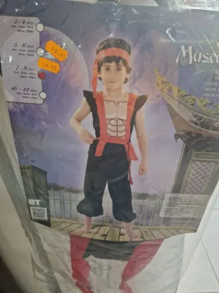 Disfraz Ninja Musculoso 7-9 años