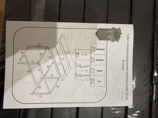 Mesa comedor industrial madera y metal negro 120cm