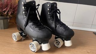 Patin artistico Oxelo Quad 100 Negro  Talle 39