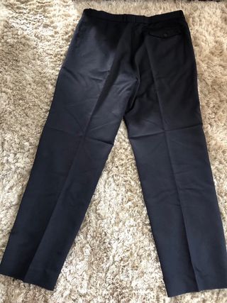 Pantalón de vestir negro T-48