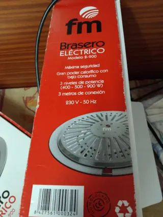 Brasero Eléctrico FM Modelo B-900