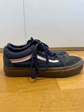 Zapatillas Vans Azul Marino y Marrón