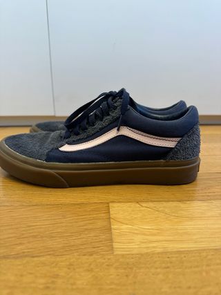 Zapatillas Vans Azul Marino y Marrón
