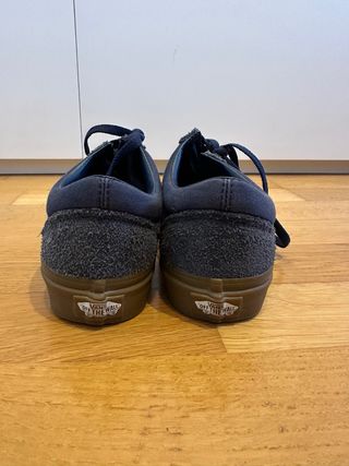 Zapatillas Vans Azul Marino y Marrón