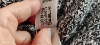 Top Zara punto con bufanda Talla M