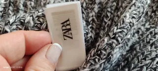 Top Zara punto con bufanda Talla M