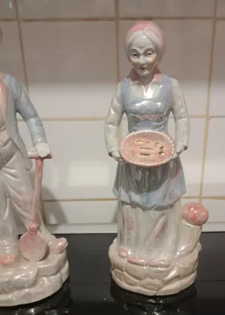 Pareja figuras porcelana