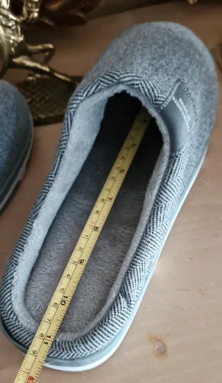 Zapatillas casa grises espiga Fashion Shoes