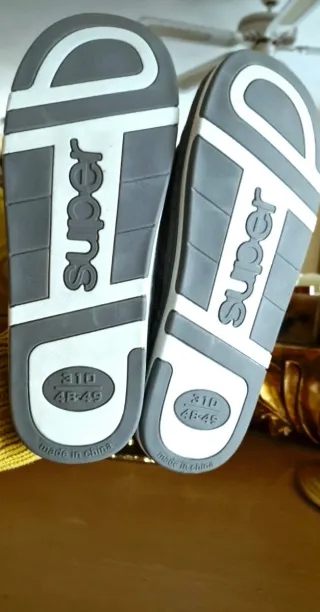 Zapatillas casa grises espiga Fashion Shoes