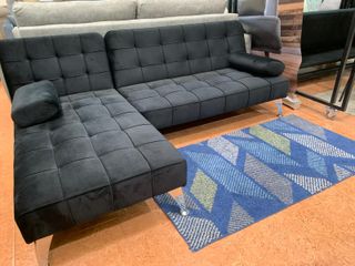 Sofá Cama Keren XS 198cm Negro/Azul