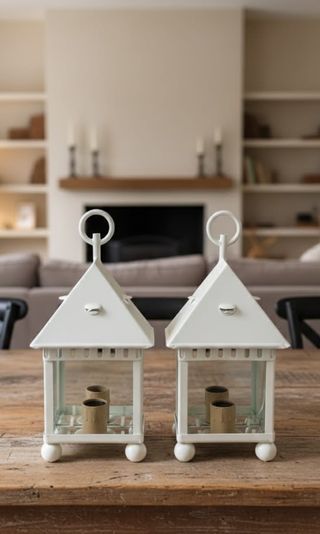 2 Faroles de forja de pared para exterior