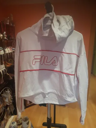 Sudadera Fila blanca y roja