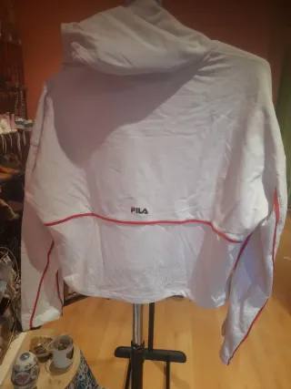 Sudadera Fila blanca y roja