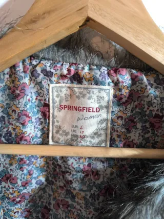 Chaleco pelo marrón y gris