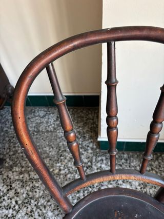 Vecchia sedia in stile Thonet - legno curvato