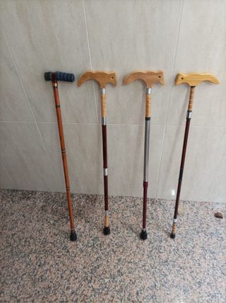 Lote 4 Bastones de Apoyo para Caminar