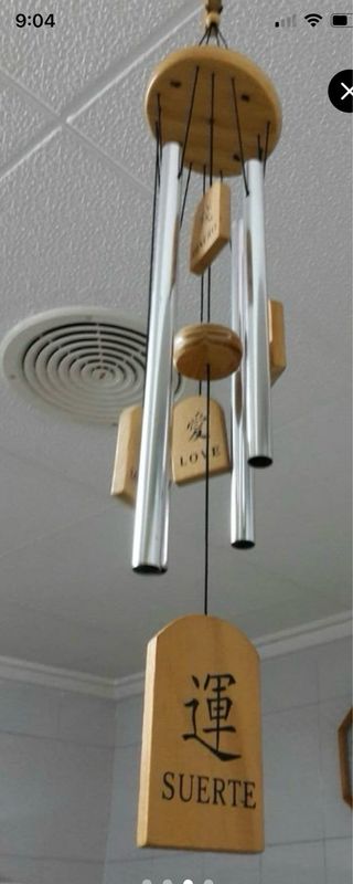 Atrapasueños de madera y metal