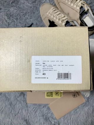 Golden Goose Superstar Beige/Nero Tg.