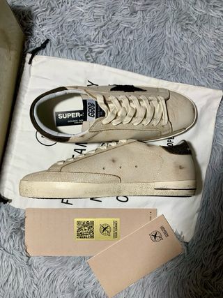 Golden Goose Superstar Beige/Nero Tg.