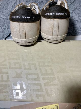 Golden Goose Superstar Beige/Nero Tg.